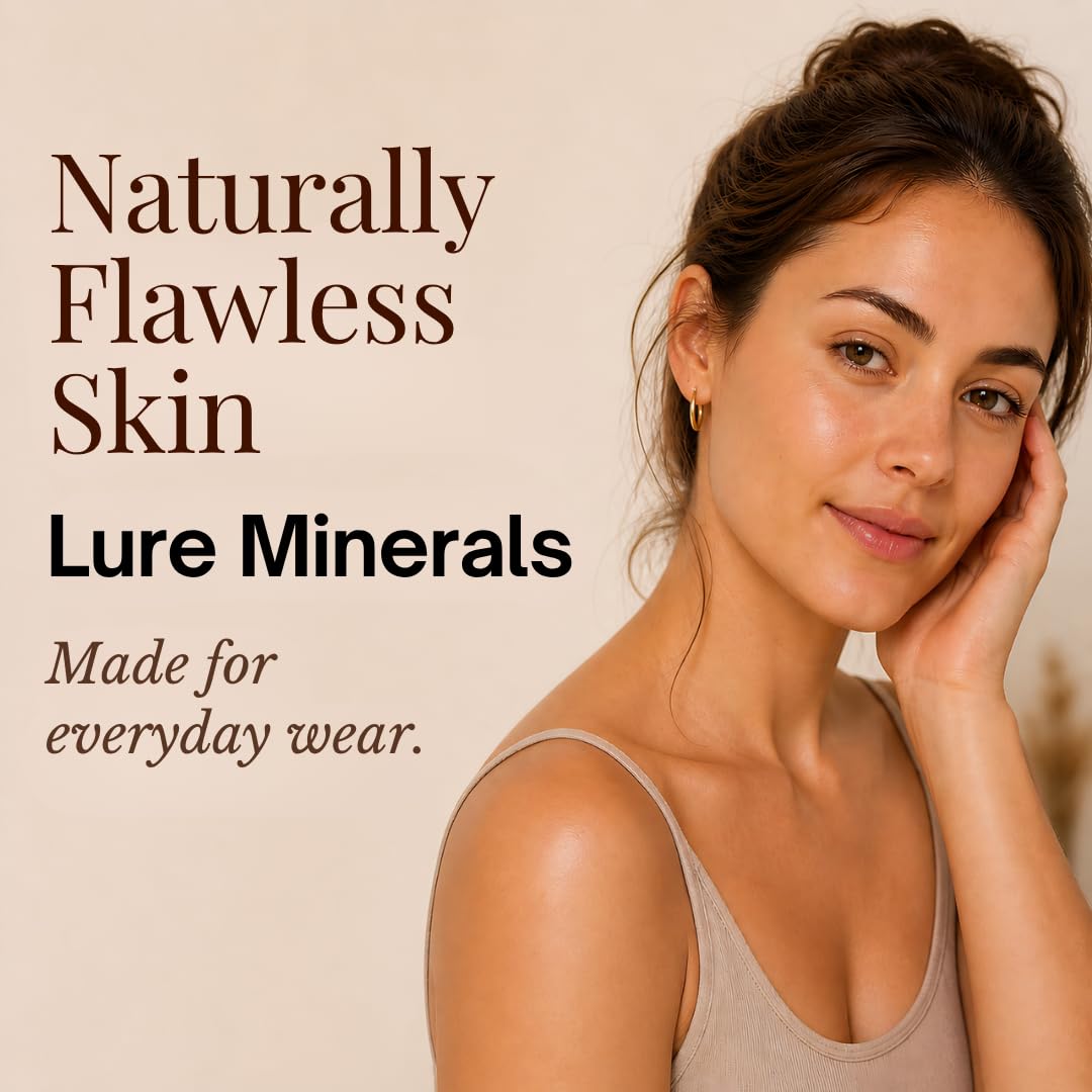 Lure Minerals lifestyle usage on skin showcasing everyday wearable, radiant finish