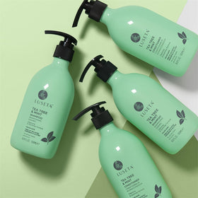 Luseta after-wash shiny hair result portraying improved shine and manageable hair benefit