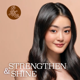 LUSETA before and after hair silhouette showing improved manageability