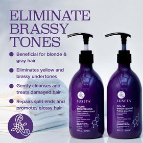Luseta label close-up highlighting ingredients and clean formula benefit