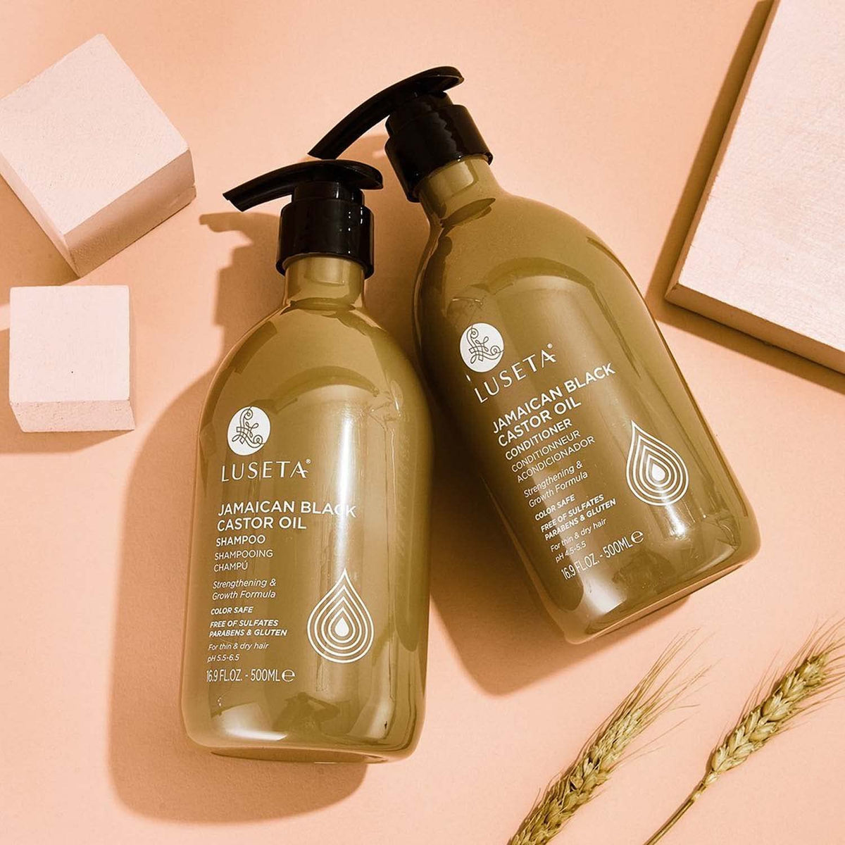 Luseta conditioner application on hair for detangling benefit
