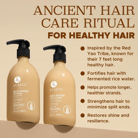 LUSETA conditioner cream consistency showing nourishing slip