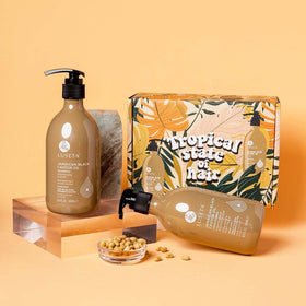 Luseta conditioner creamy texture showing lightweight hydration