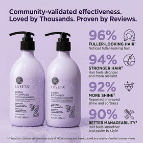 LUSETA conditioner dispensing texture for lightweight hydration