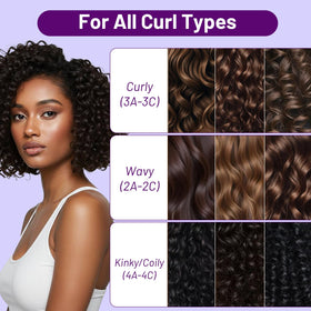 LUSeta conditioner pouring to show slip and easier detangling benefit