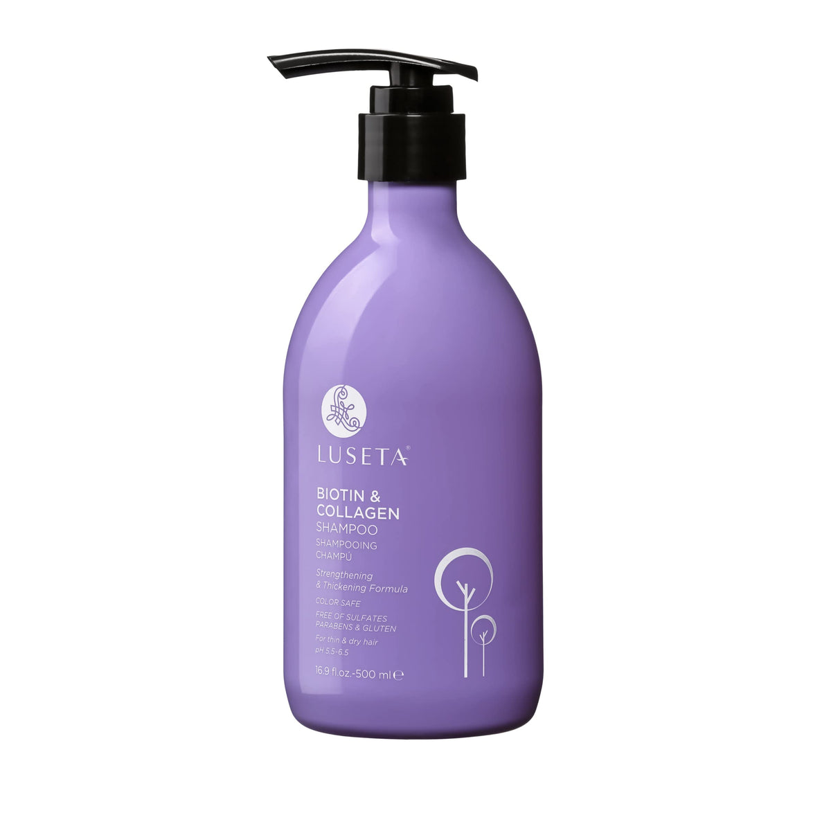 Luseta front bottle showing product branding and size for quick identification and trust