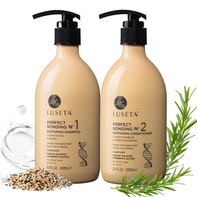 LUSETA front packaging bottles showing set benefits