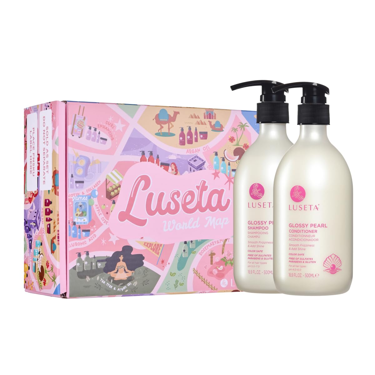 LUSETA front packaging showing clean design and volume benefit