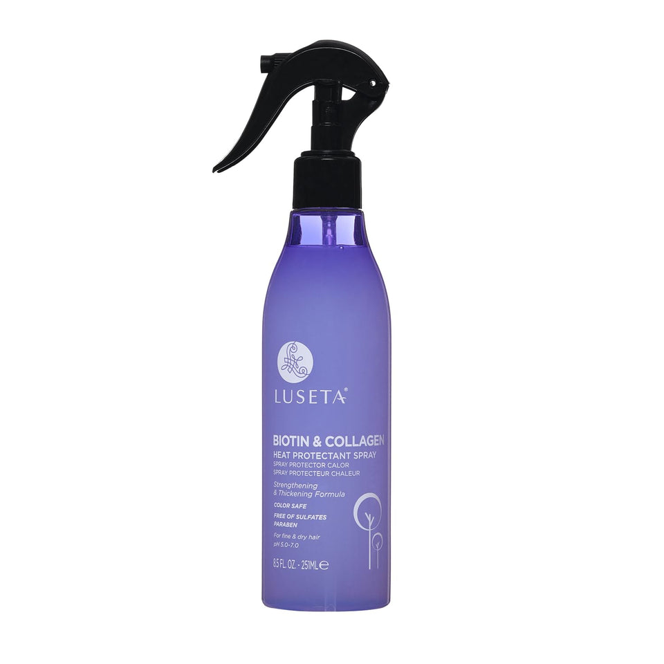 Luseta front packaging showing 8.5oz spray and protective benefits