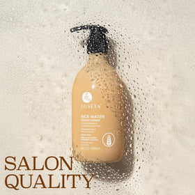 LUSETA ginger-root oil drop highlighting nourishing hydration