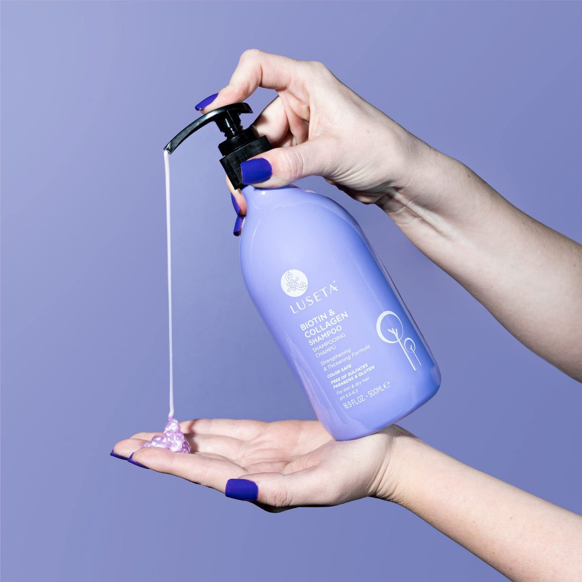 Close-up argan oil and botanicals representing Luseta nourishing and moisturizing ingredients