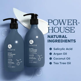 Luseta key ingredients salicylic acid tea tree and argan promoting clarity