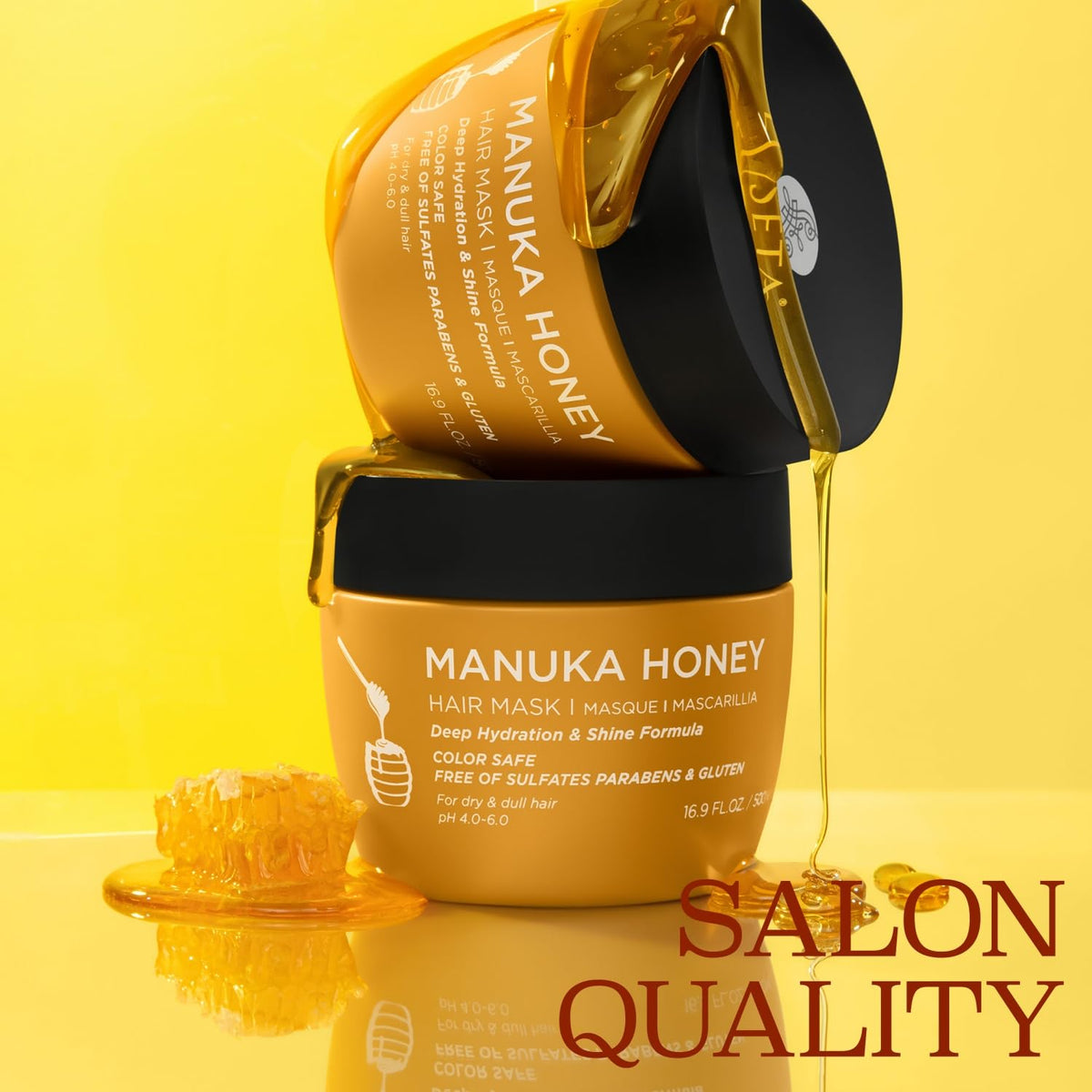Luseta open tub showing creamy texture for visible hydration benefit
