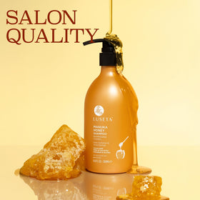 LUSETA ingredient label highlighting Manuka honey and gentle formulation