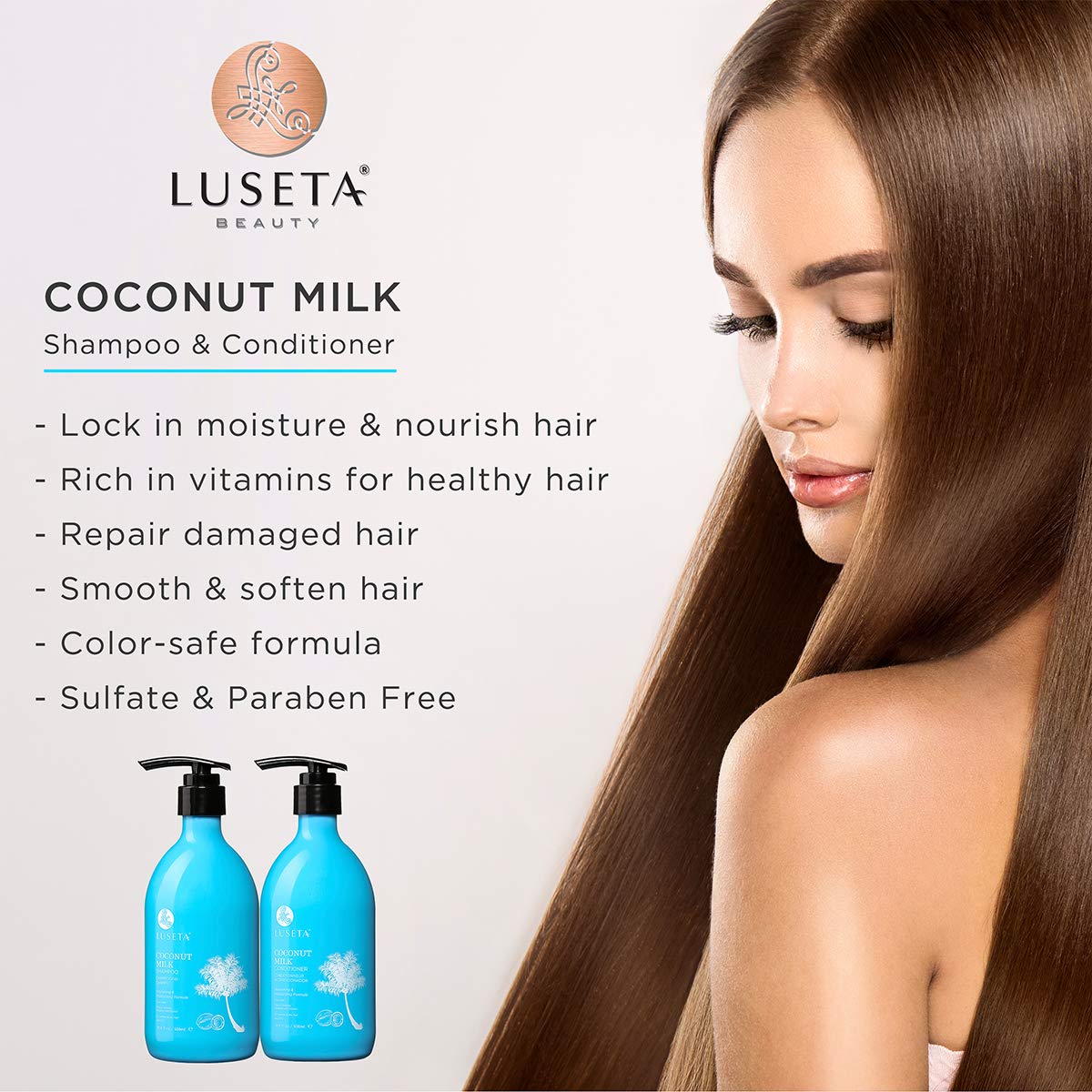Luseta creamy conditioner texture close-up for easy detangling