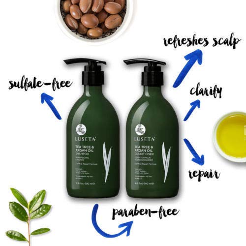 Luseta scalp massage in-use image showing cooling peppermint benefit