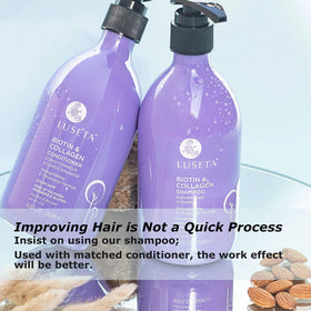 LUSETA product label detail highlighting sulfate-free benefit