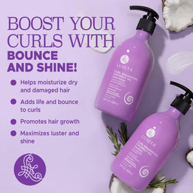 L LUSETA shampoo pour close-up showing texture that cleanses gently