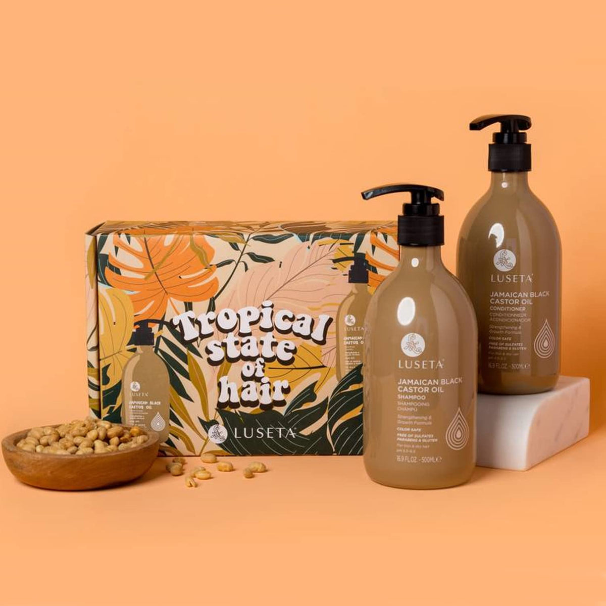 Luseta shampoo texture lather demonstrating gentle cleansing
