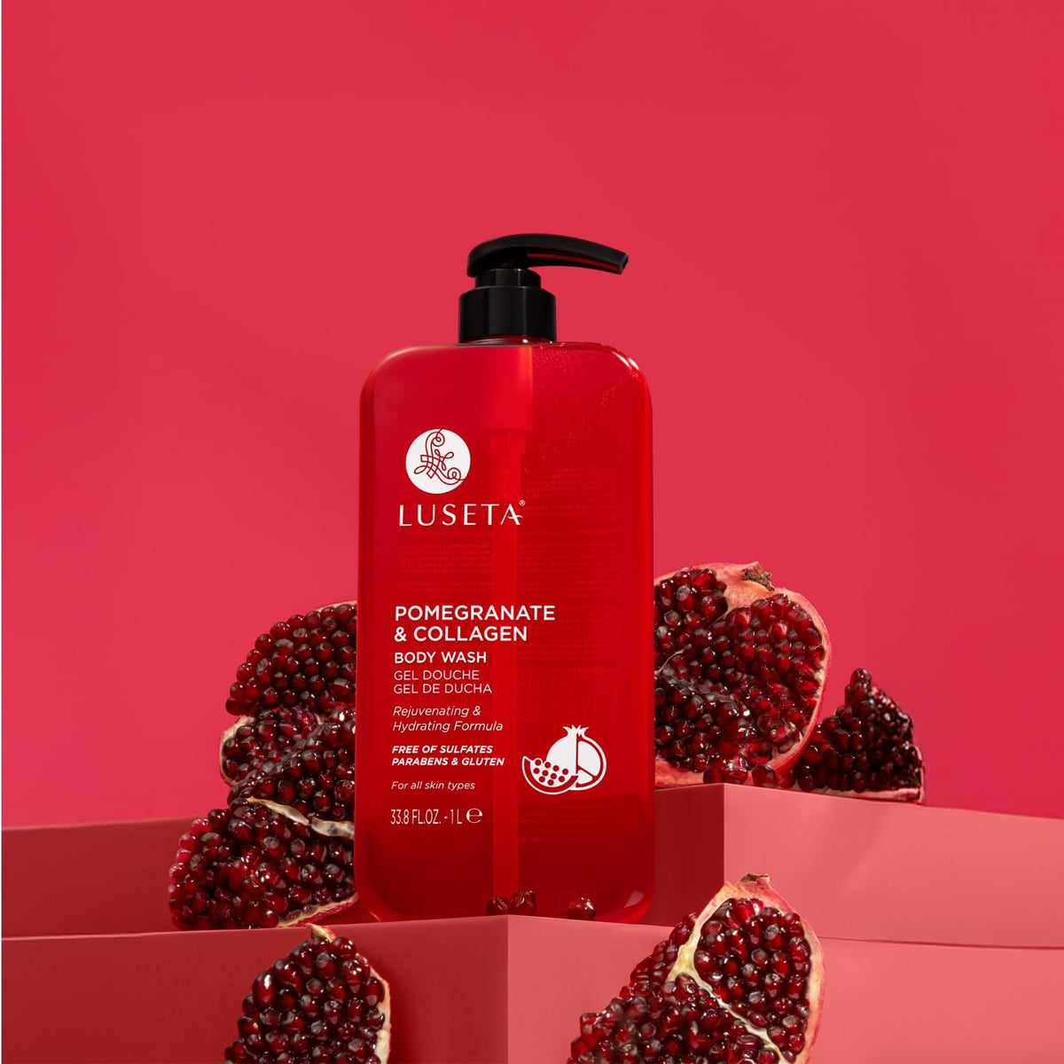 Luseta creamy lather texture close-up illustrating rich foam and hydration