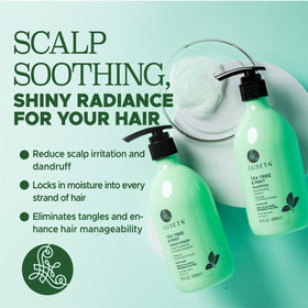Luseta shampoo foam texture demonstrating gentle lather and effective cleansing benefit