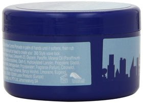 Luster's 3oz jar next to ruler for size comparison and travel-friendly benefit