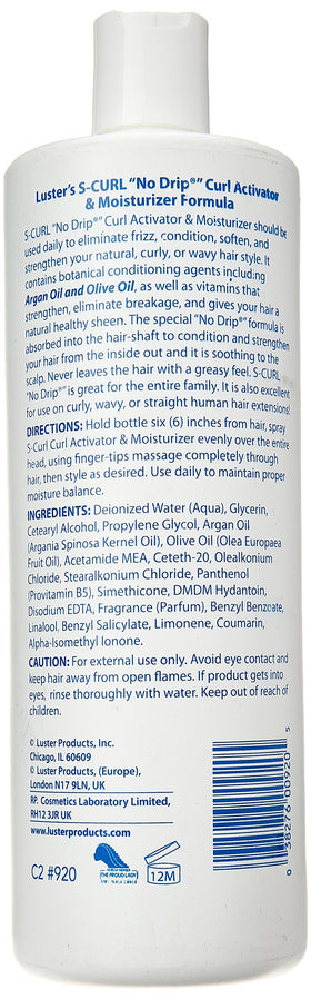Luster's Scurl texture close-up in hand demonstrating non-greasy slip benefit