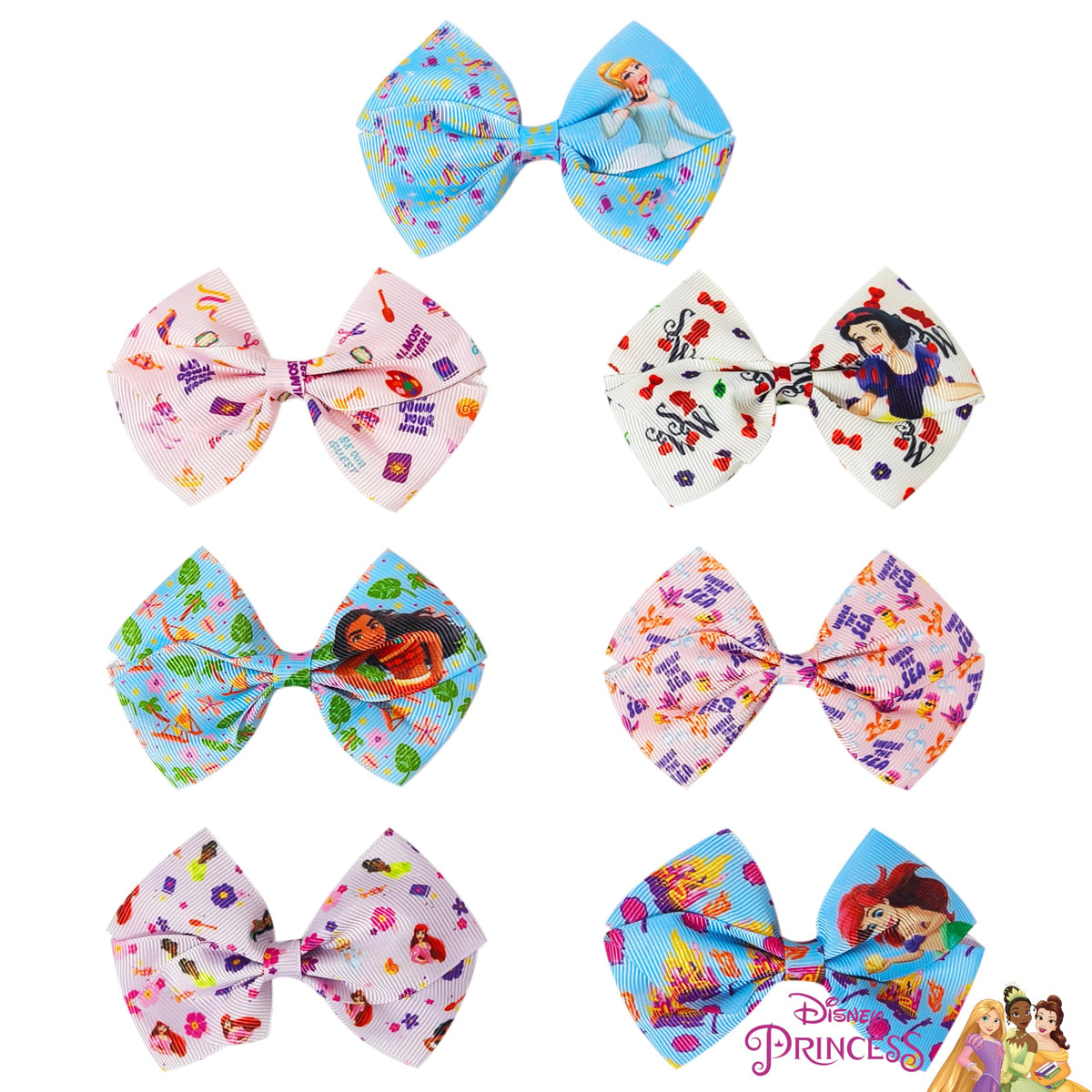 LUV HER close-up of princess print highlighting bright colors and detail
