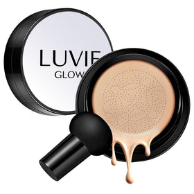 Luvie Glow lifestyle bag shot showing compact ready for on-the-go beauty