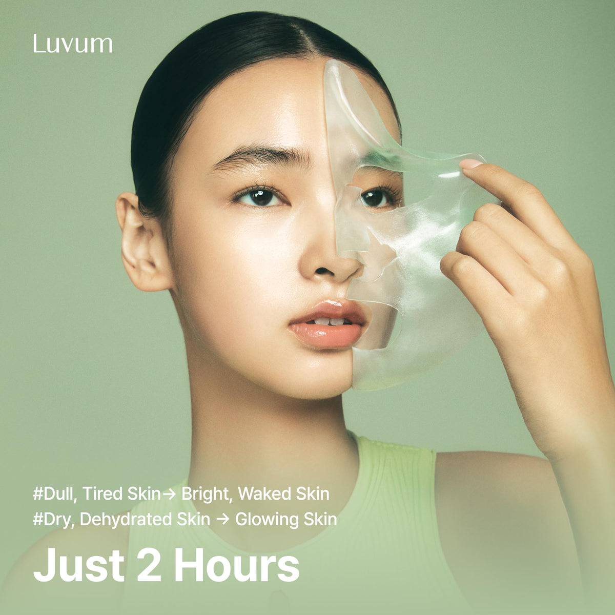 LUVUM ingredient label closeup showing niacinamide and retinol content