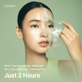 LUVUM ingredient label closeup showing niacinamide and retinol content