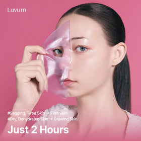 LUVUM ingredients label close-up showing phyto collagen and peptides