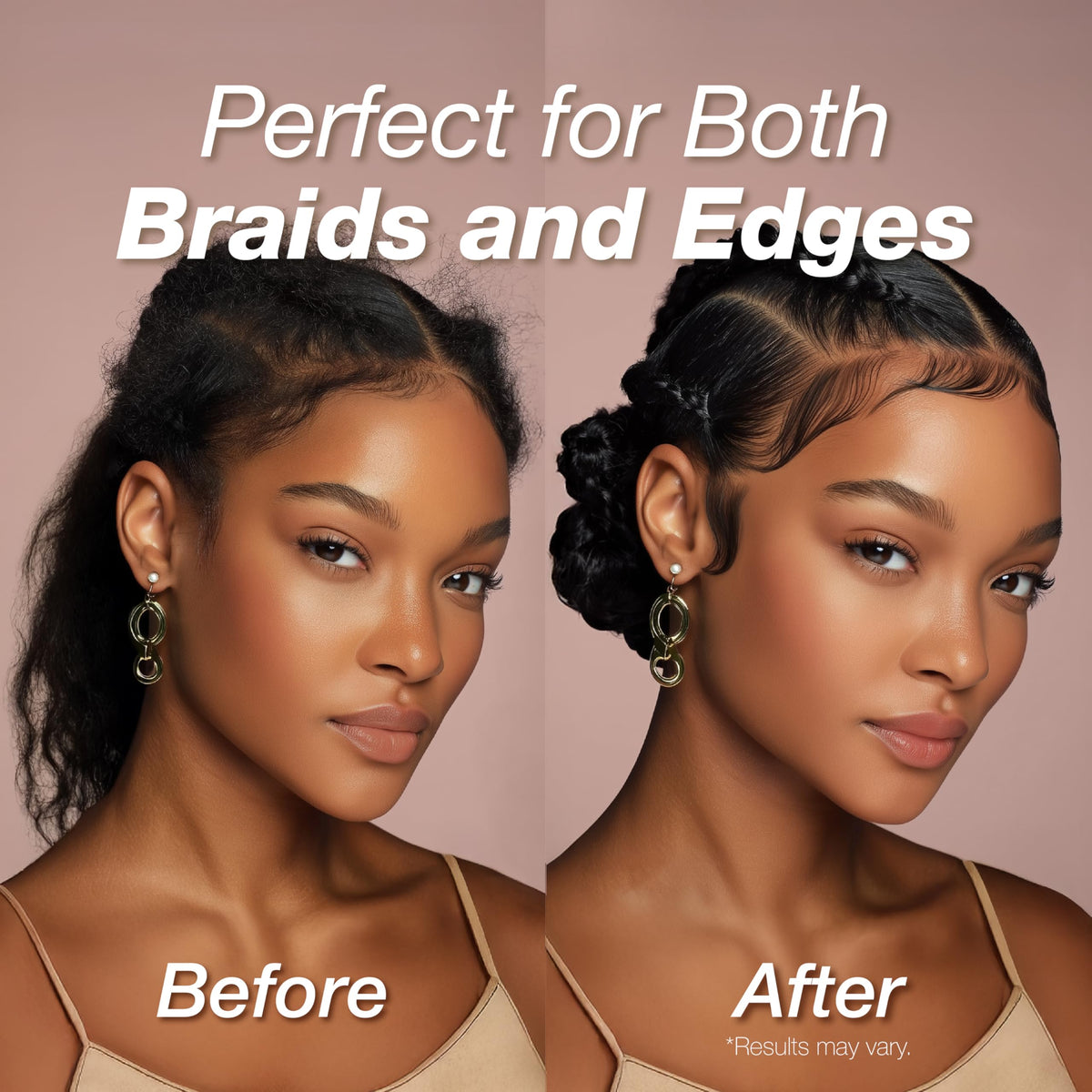 Lux Collection ingredient panel emphasizing castor oil keratin and biotin