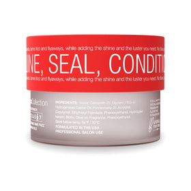 Lux Collection ingredients label close-up showing conditioning ingredient benefits