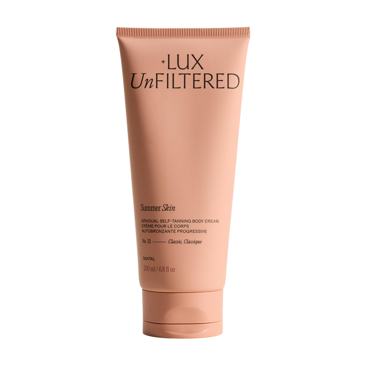Lux Unfiltered bottle front showing packaging and benefits