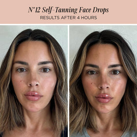 Lux Unfiltered drops mixed with moisturizer demo illustrating customizable coverage and seamless blend