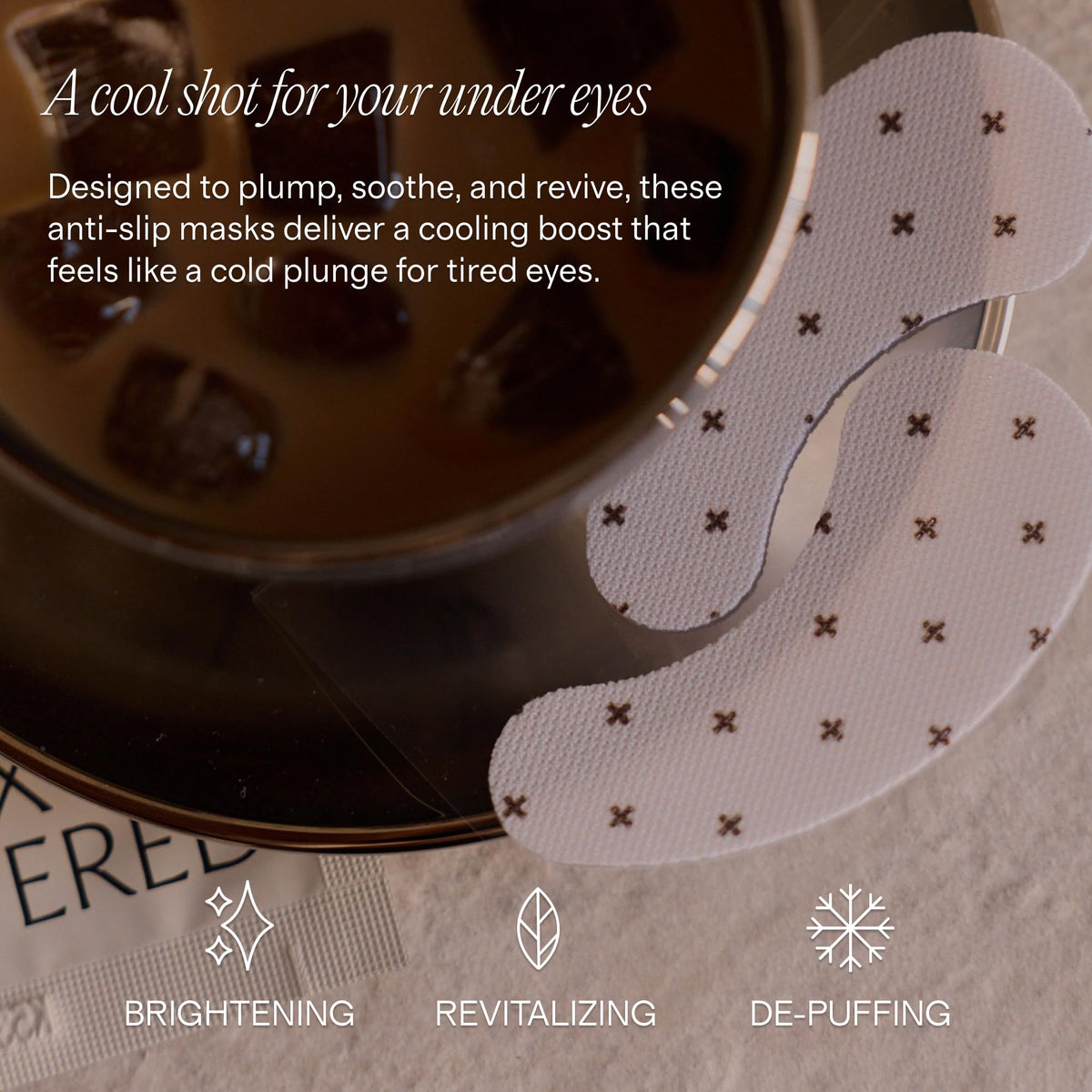 Lux Unfiltered single gel pair close-up highlighting cooling finish