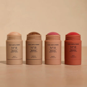 Lux Unfiltered lifestyle in makeup bag, convenient for on-the-go touchups