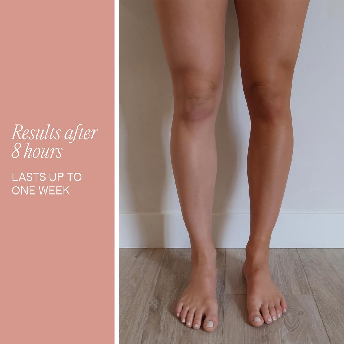 Lux Unfiltered lifestyle on beach towel showing subtle sunless glow for summer-ready skin