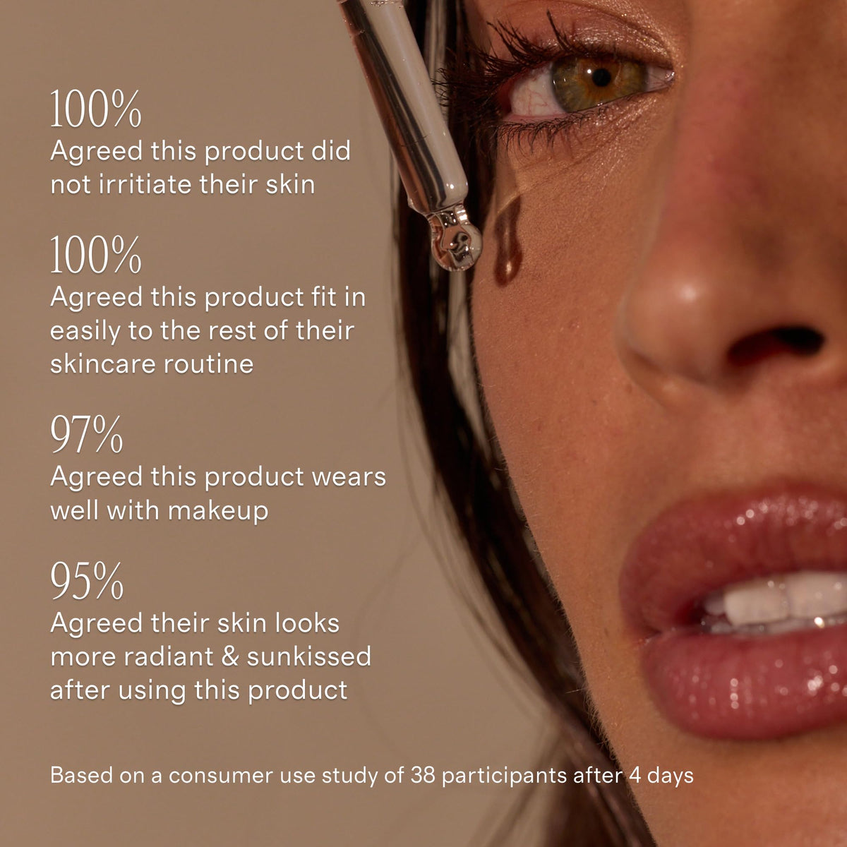 Lux Unfiltered hyaluronic acid ingredient visual emphasizing hydration benefit and skin plumping