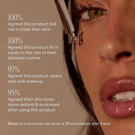 Lux Unfiltered hyaluronic acid ingredient visual emphasizing hydration benefit and skin plumping
