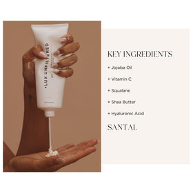Lux Unfiltered lotion texture closeup demonstrating creamy non-greasy hydration benefit