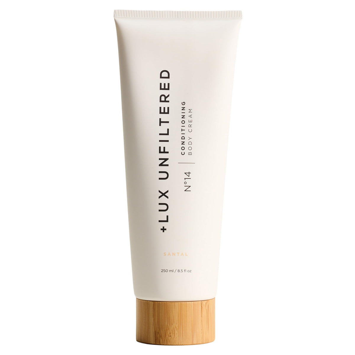 Lux Unfiltered front packaging showing label and elegant bottle benefit: premium presentation