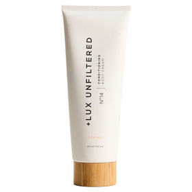 Lux Unfiltered front packaging showing label and elegant bottle benefit: premium presentation