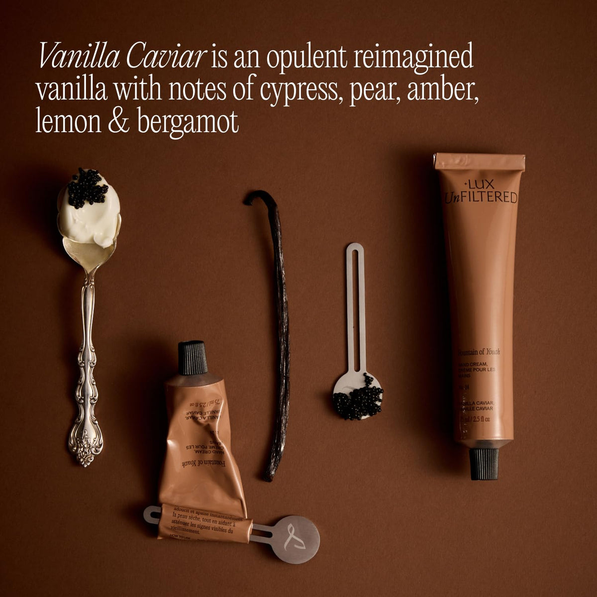 Lux Unfiltered N°24 cream texture close-up showing smooth, rich consistency for deep hydration