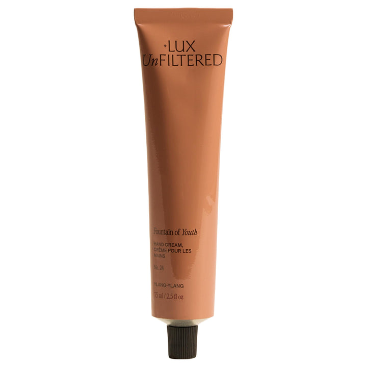 Lux Unfiltered front packaging showing product name and sleek design benefit