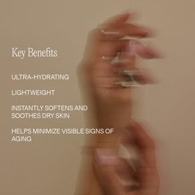 Lux Unfiltered hand application showing smoothing of dry skin and instant comfort