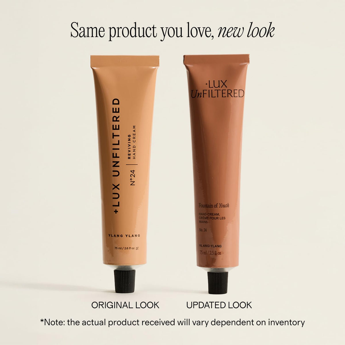 Lux Unfiltered texture close-up highlighting creamy finish and fast absorption