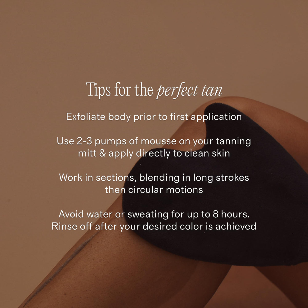 Lux Unfiltered N°36 before and after arm comparison showing natural deep bronze