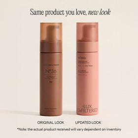 Lux Unfiltered N°36 foam texture close-up demonstrating quick-absorbing hydration